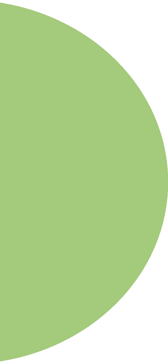 half circle green